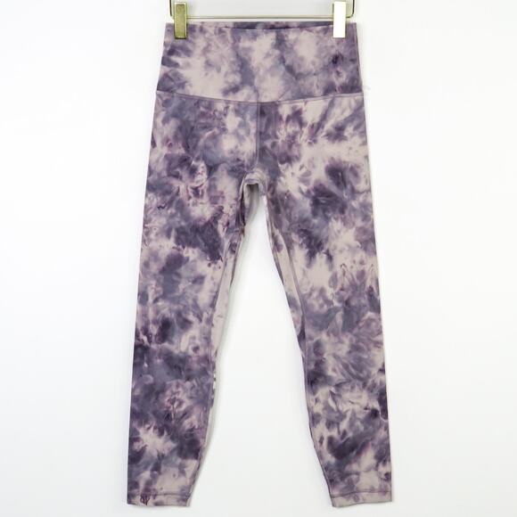 Lululemon Align Pant 25" Diamond Die Pink Bliss Graphite Purple Dye Leggings 8 - Picture 6 of 9